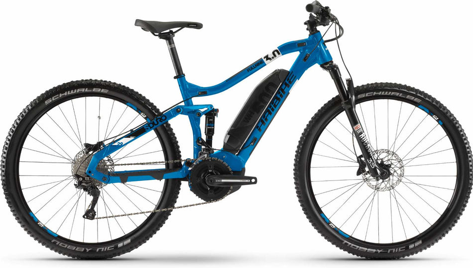 Haibike SDURO FullNine 3.0 E-Bike 29" Blau/Weiß/Schwarz