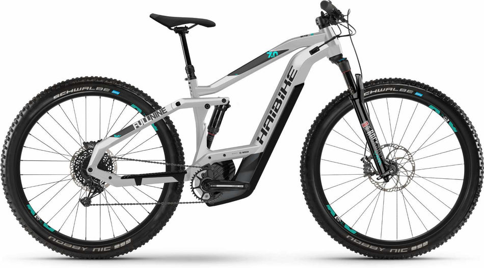 Haibike SDURO FullNine 7.0 E-Bike 29" Schwarz/Grau/Türkis