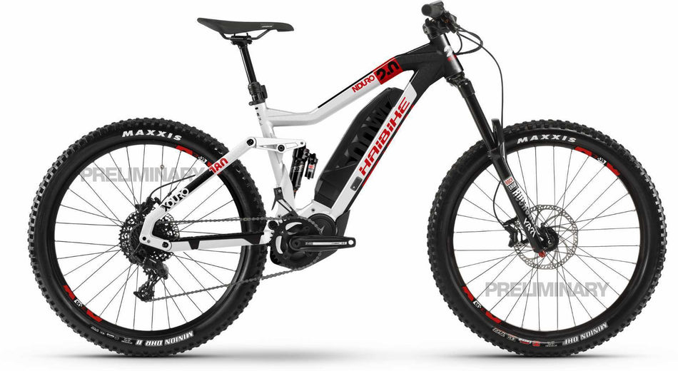 Haibike XDURO NDURO 2.0 E-Bike 27,5" Schwarz/Silber/Rot