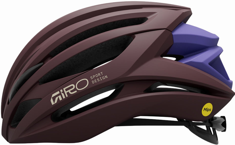 Giro Syntax Mips Rennrad-Helm matte dark maroon