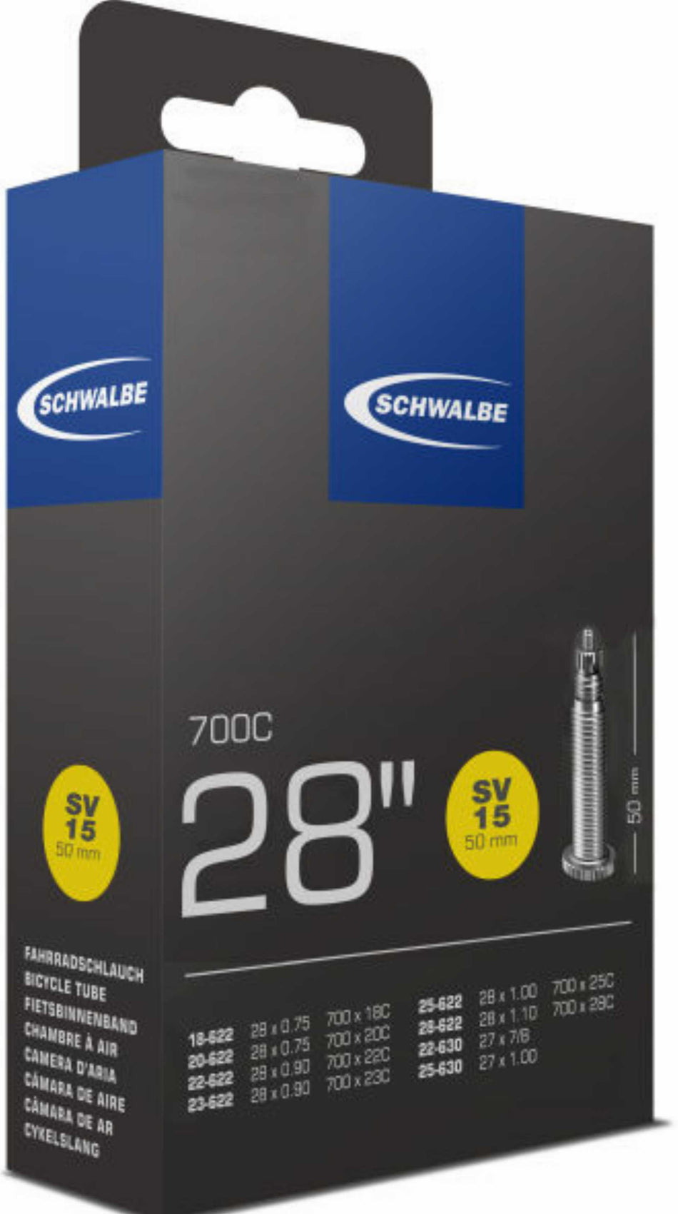 Schwalbe Nr.15 Schlauch 28''