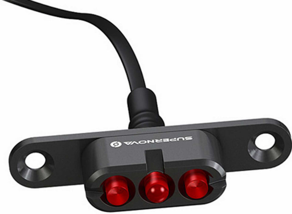 Supernova E3 Tail Light 2 LED-Rücklicht schwarz