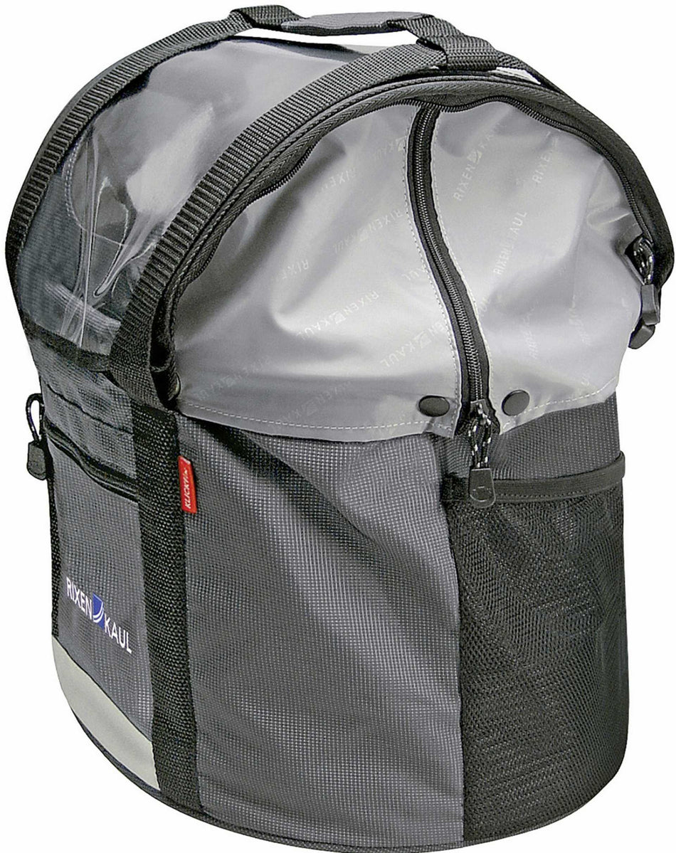 Klickfix Doggy Lenkertasche grau/schwarz