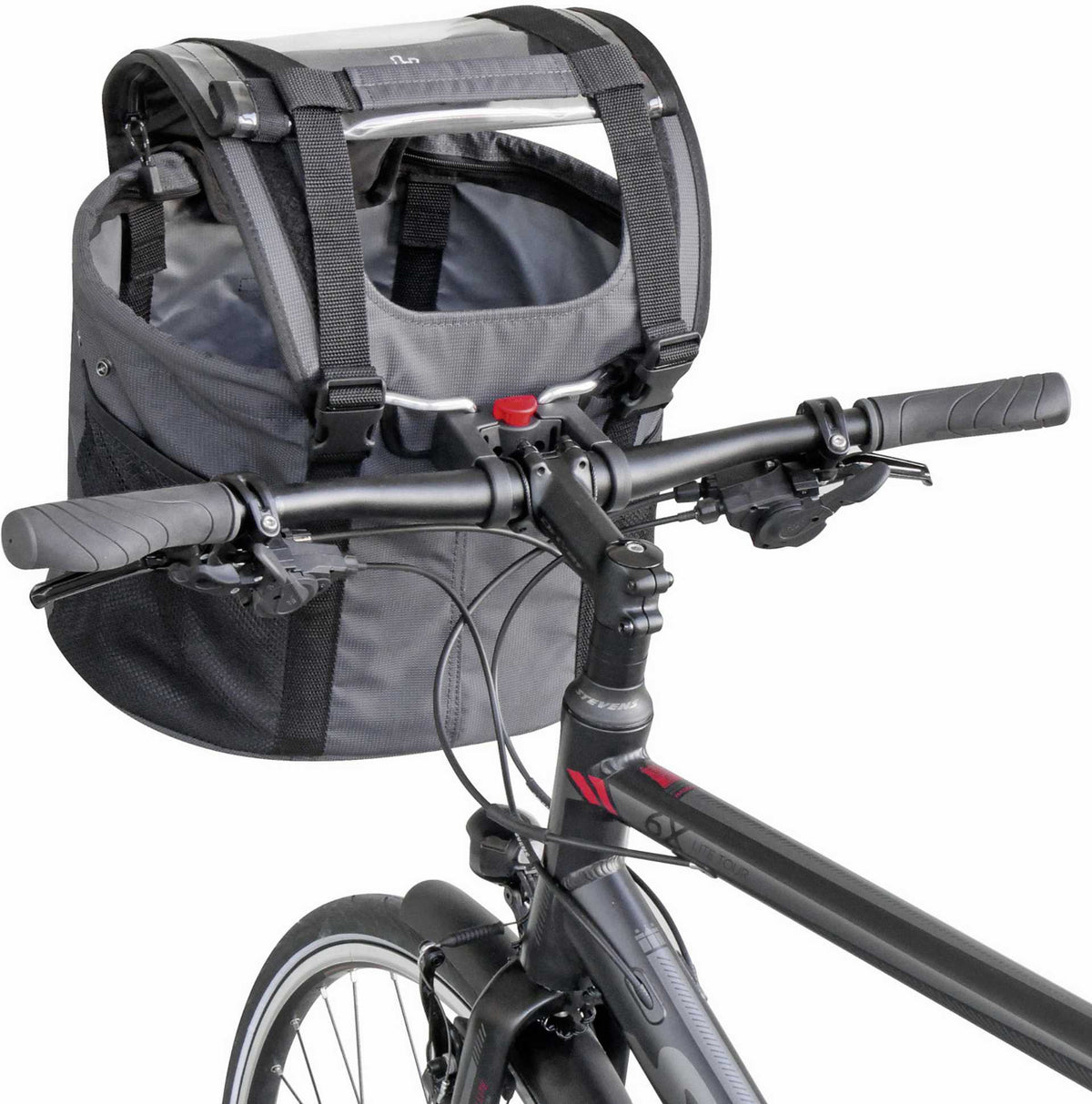 ktm lenkertasche sport klickfix e-bike halterung Klickfix Doggy Lenkertasche grau/schwarz – Biketech24