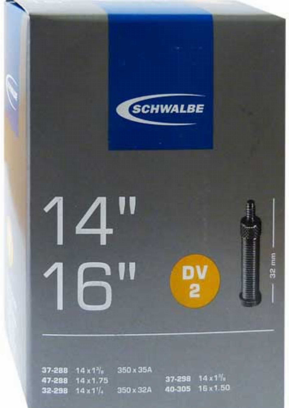 Schwalbe Nr.2 Schlauch 14''