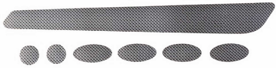 BBB BikeSkin Rahmenschutzsticker-Set BBP-51 Carbonoptik