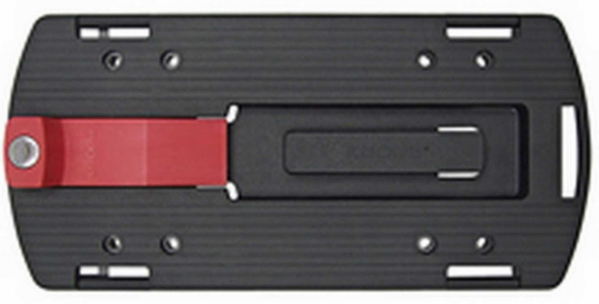 KLICKfix GTA Gepäckträger-Adapterplatte schwarz
