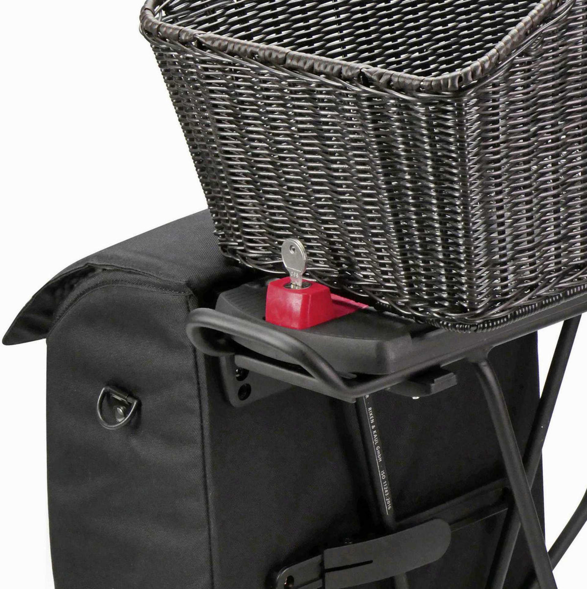 KLICKfix GTA Gepäckträger-Adapterplatte schwarz – Biketech24