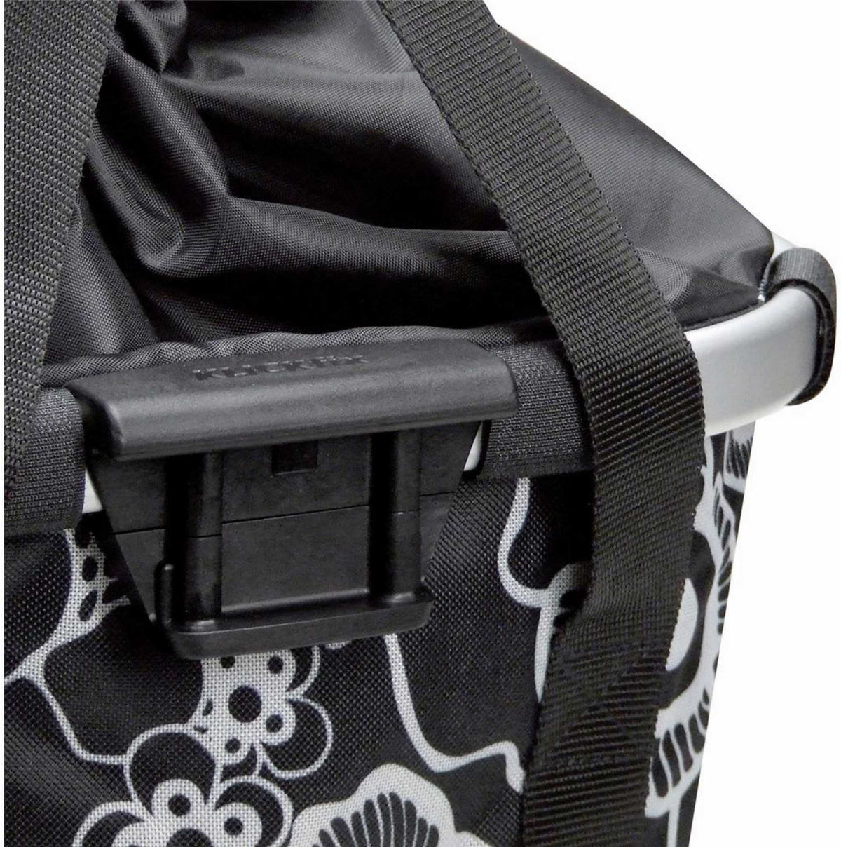 reisenthel lenkertasche inkl. klickfix adapter KLICKfix Reisenthel Bikebasket Lenkertasche mit Aluminumrahmen Fleur-s – Biketech24