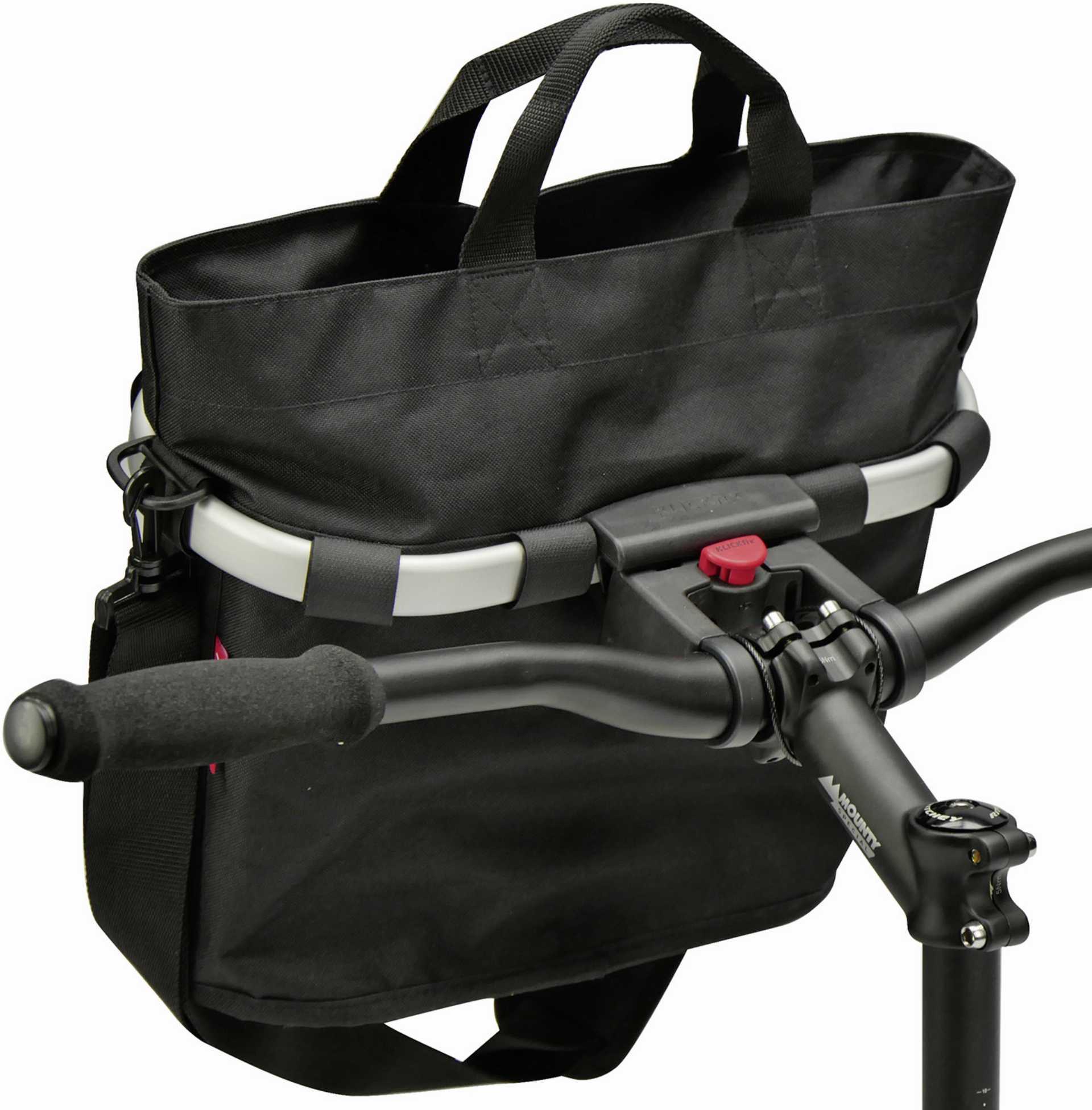 reisenthel fahrradtasche vorne KLICKfix Reisenthel Bikebasket Oval S Lenkertasche schwarz – Biketech24