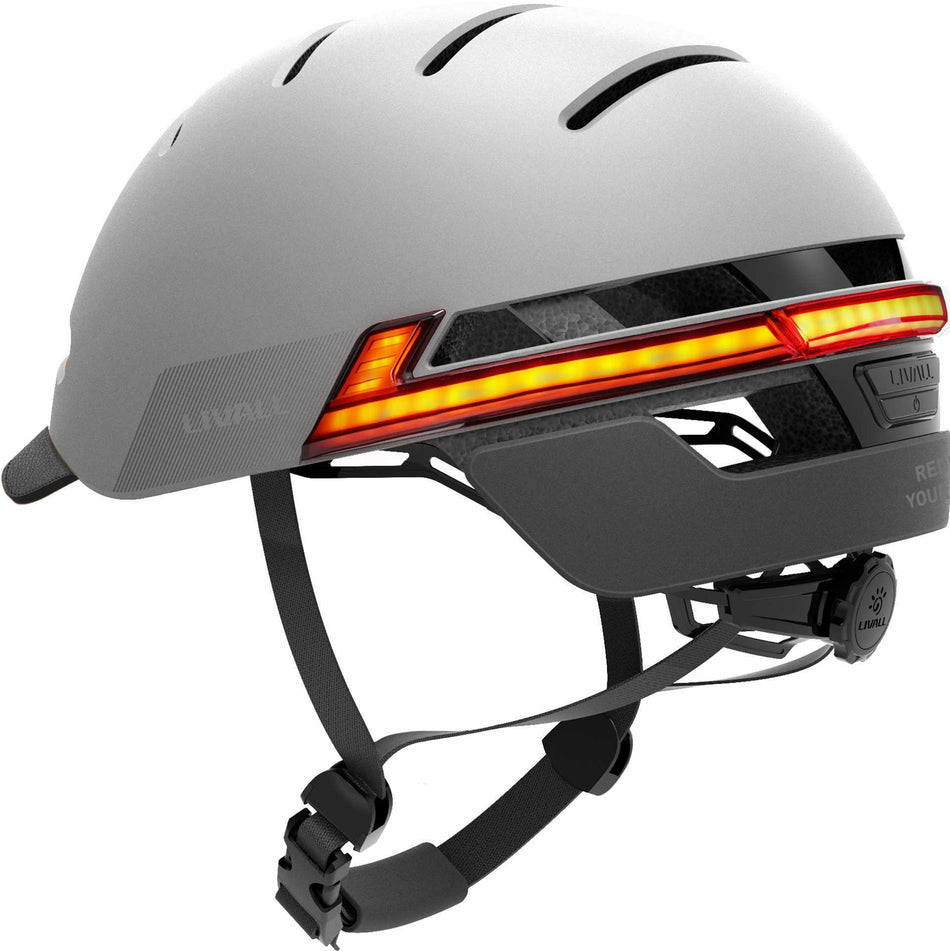 Livall BH51T Neo Helm + BR 80 Fernbedienung hellgrau