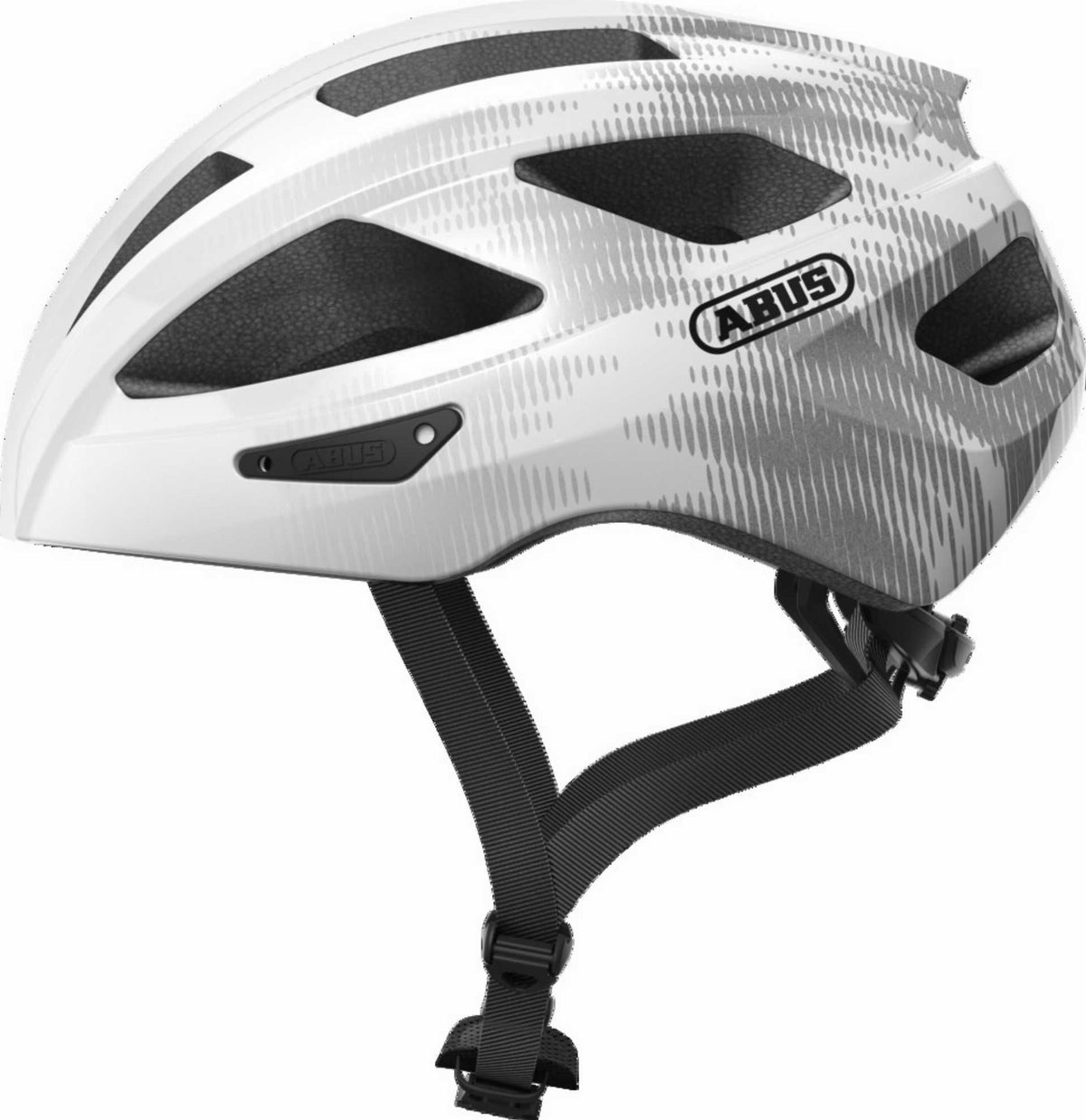 Abus MACATOR Rennrad-Helm white silver - S (51-55 cm)