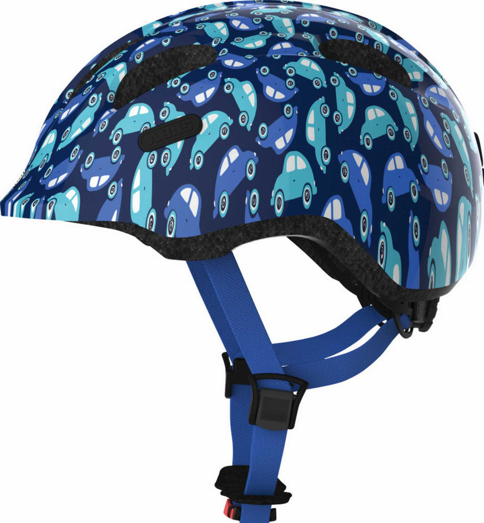 Abus Smiley 2.0 Kinder-Helm blue car