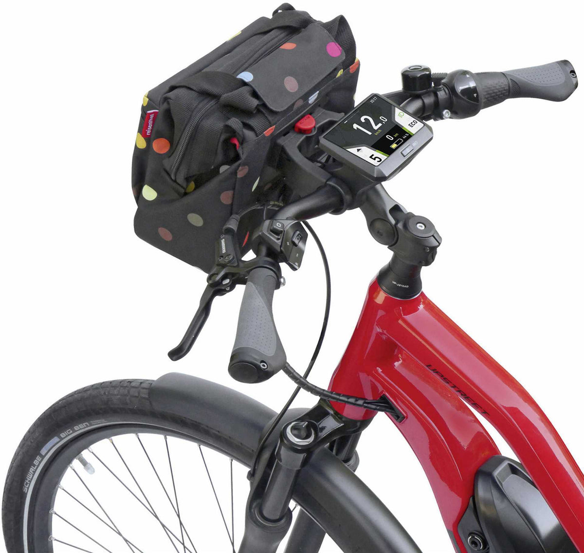 klickfix lenkertasche für e-bike kalkhoff KLICKfix Roomy Lenkertasche dots – Biketech24