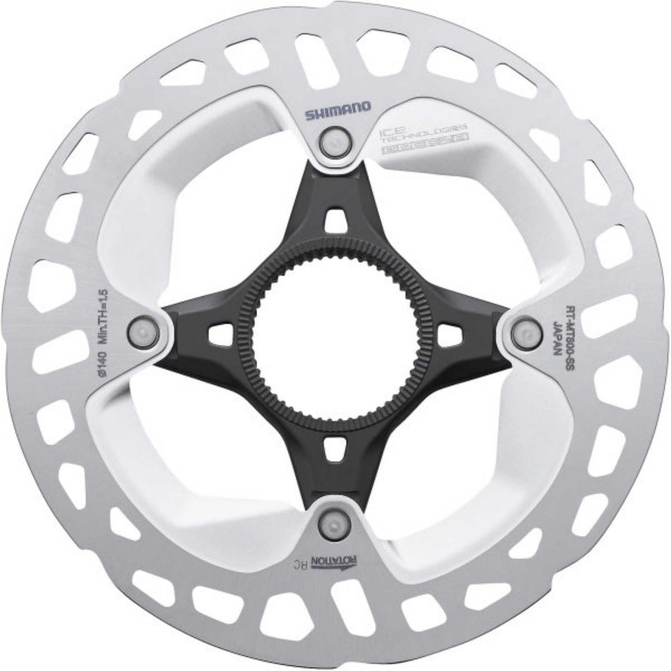 Shimano BREMSSCHEIBE RT-MT800 140 MM MIT LOCK RING INNENVERZAHNUNG