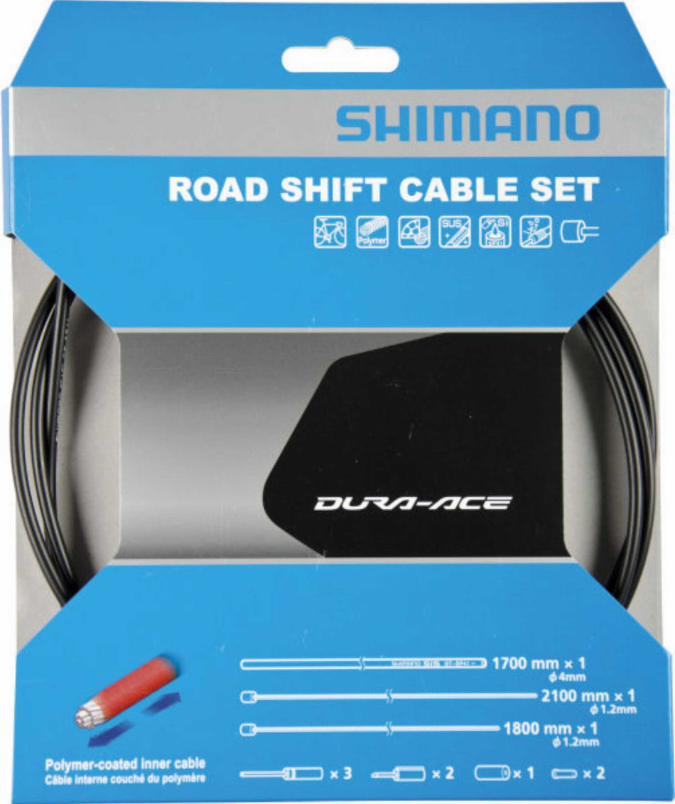 Shimano Schaltzug-Set Road polymerbeschichtet, Edelstahl, polymerbeschichtet, 1x 1.800 m