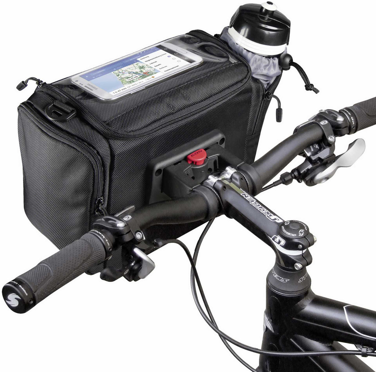 klickfix mountainbike KLICKfix Aventour Sport Lenkertasche schwarz – Biketech24