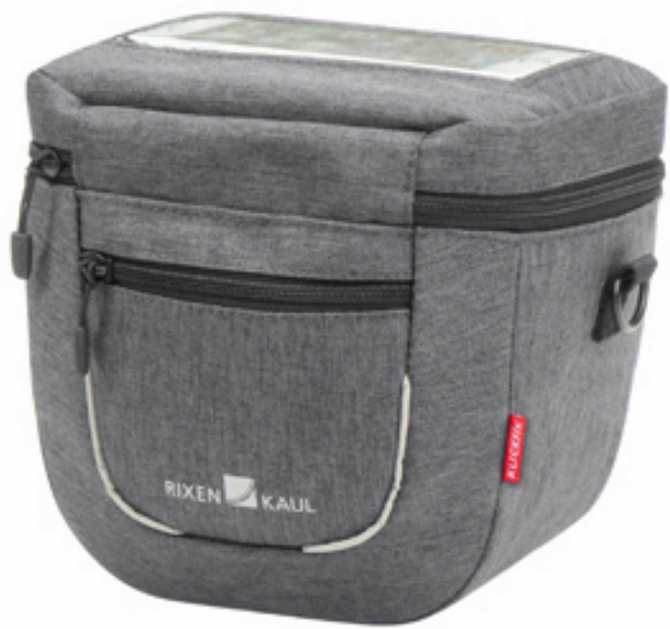 KLICKfix Aventour Compact City Lenkertasche grau