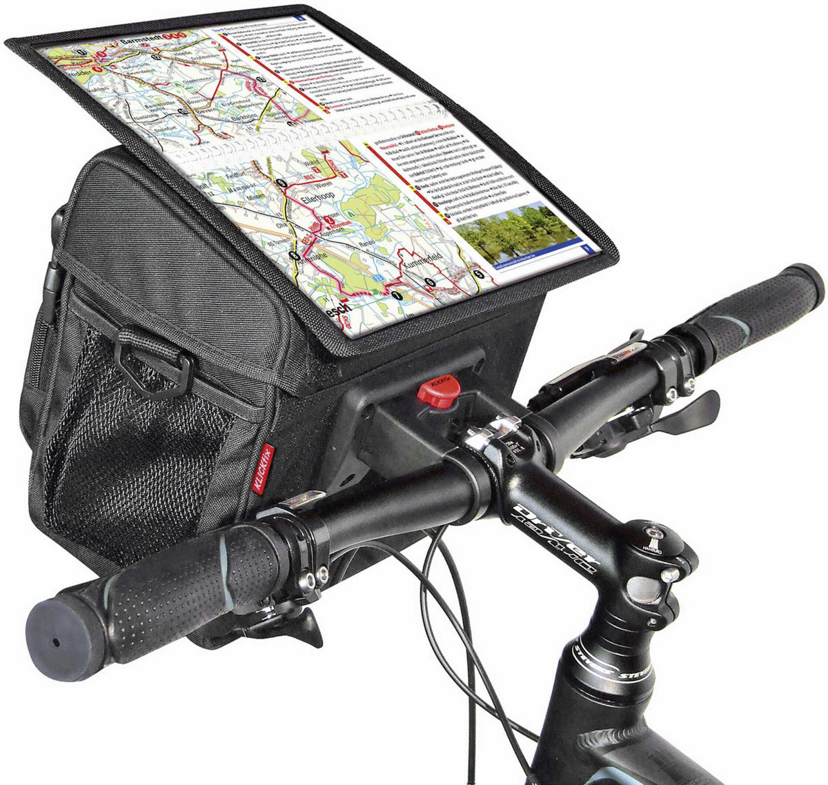 Klickfix Allrounder Touring Lenkertasche schwarz – Biketech24