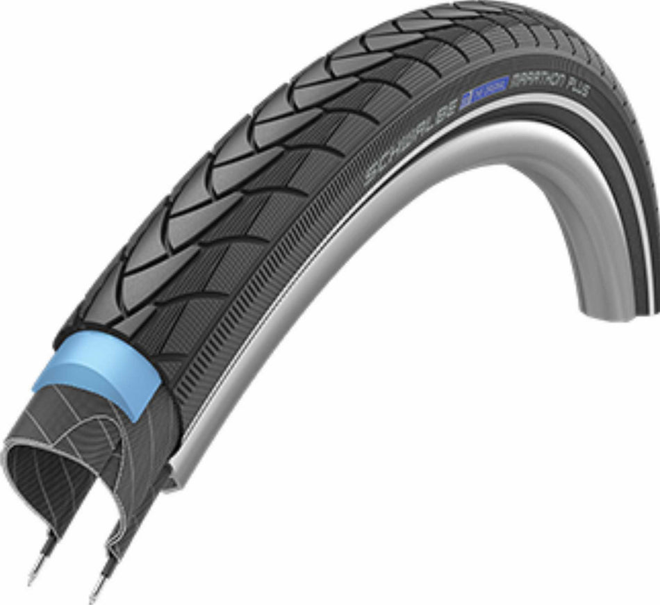 Schwalbe MARATHON PLUS Perf, SmartGuard, TwinSkin 27,5" Drahtreifen Black-Reflex 40-584
