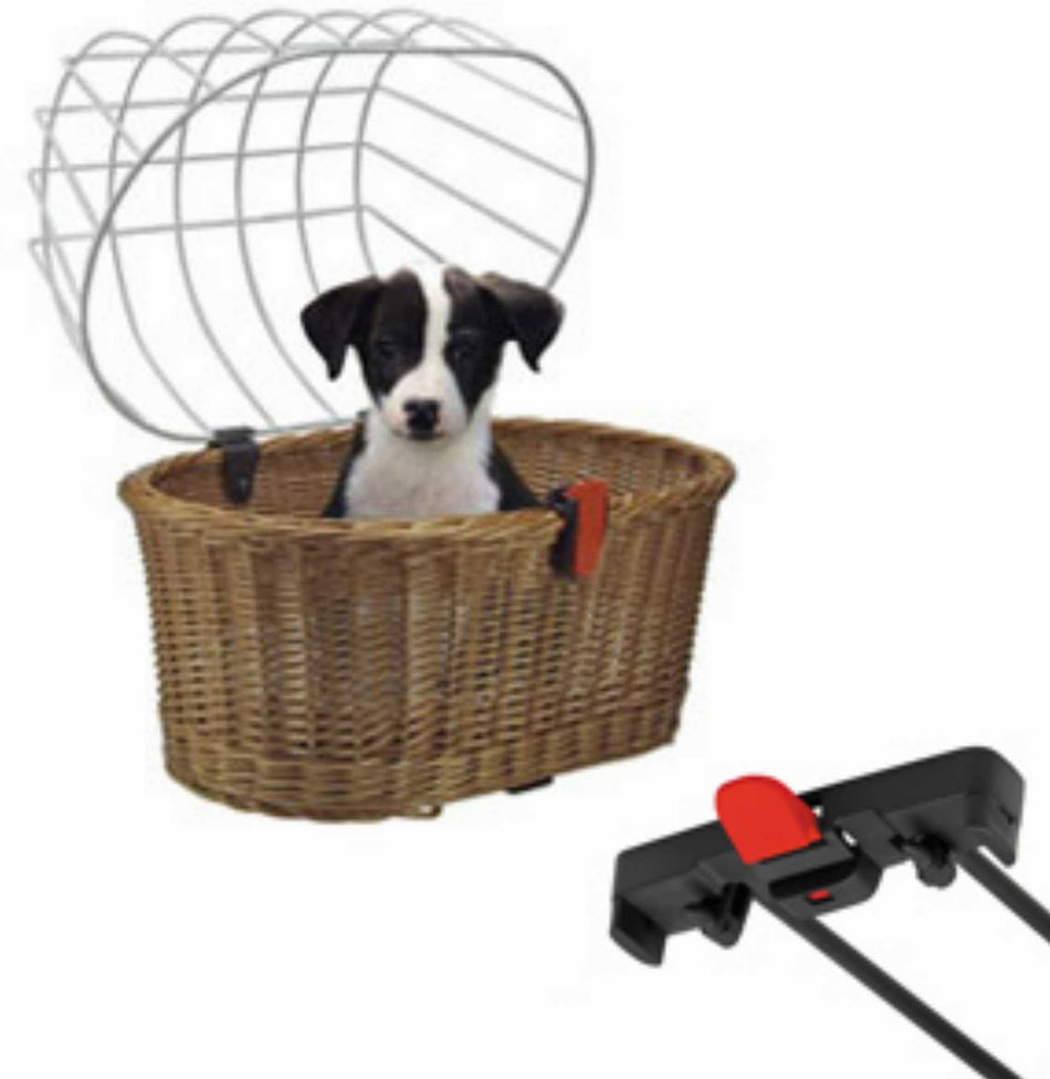 KLICKfix Doggy Basket Gepäckträgerkorb für Racktime