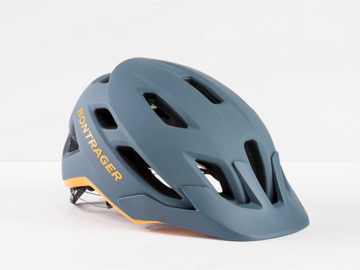 Bontrager Quantum MIPS Helm Battleship Blue/Marigold - L