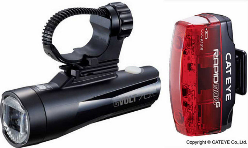 B-Ware - Cat Eye Beleuchtungsset Gvolt 70.1 Lux + Micro G (Gebrauchtware)