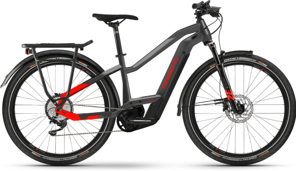 Haibike Trekking 9 Mid 27,5" anthracite/ red