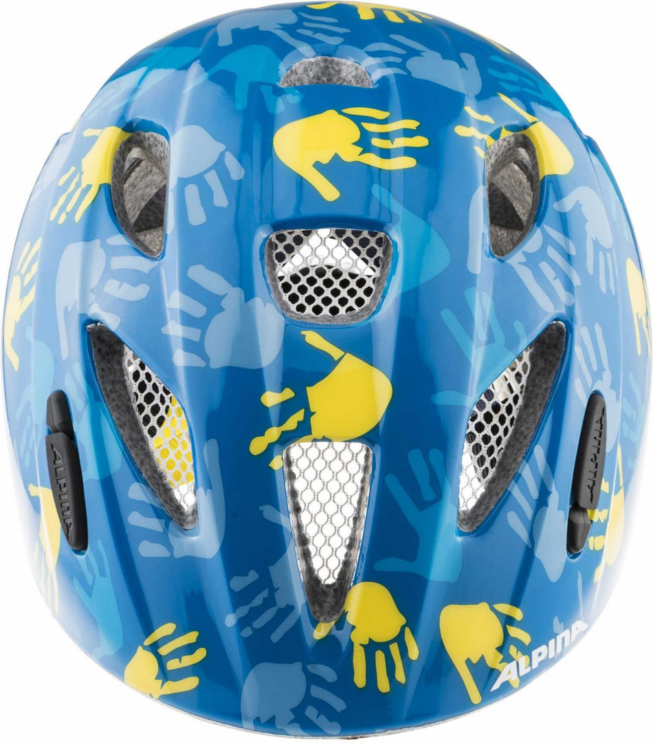 Alpina Ximo Kinder-Helm blue hands gloss