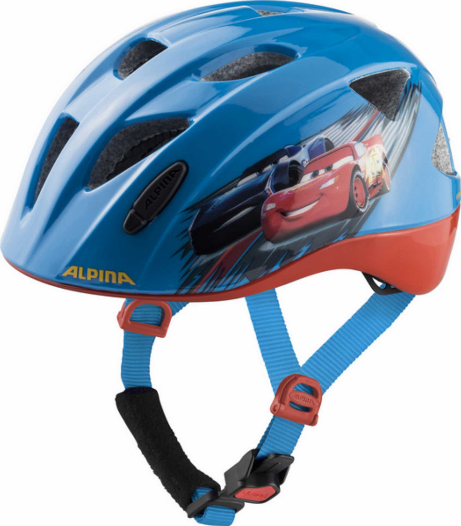 Alpina Ximo Disney Kinder-Helm Cars gloss