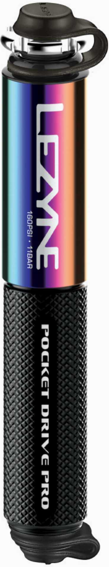 Lezyne Fahrrad Minipumpe Pocket Drive PRO schwarz-metallic