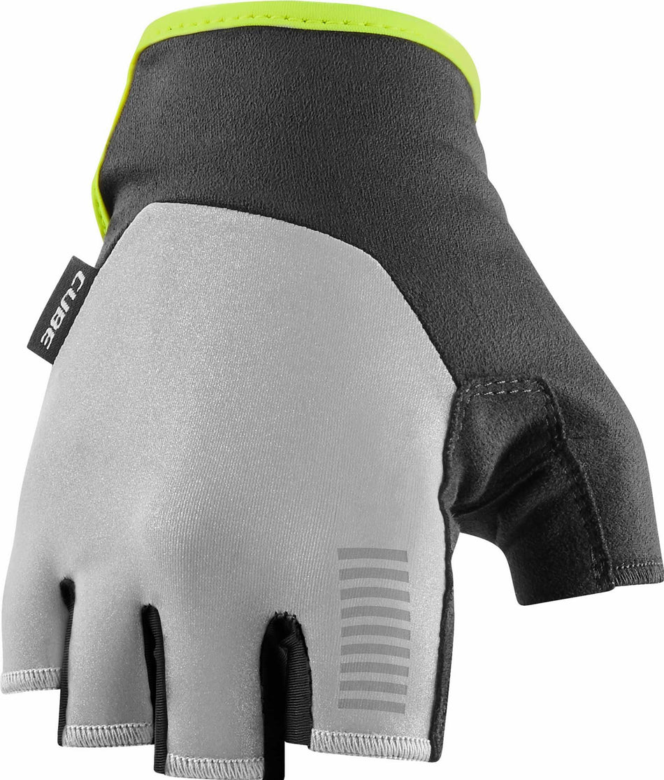 Cube X NF Handschuhe kurz grey´n´yellow