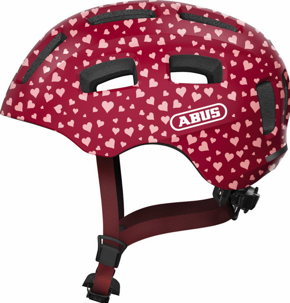Abus Youn-I 2.0 Kinder-Helm cherry heart