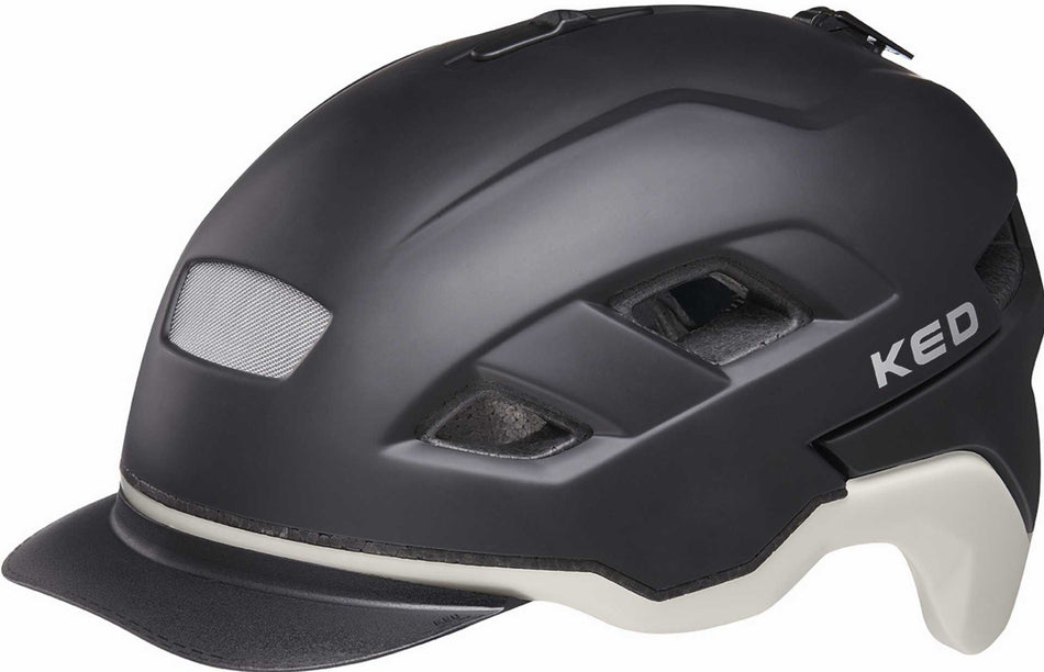 KED Berlin Helm black ash matt
