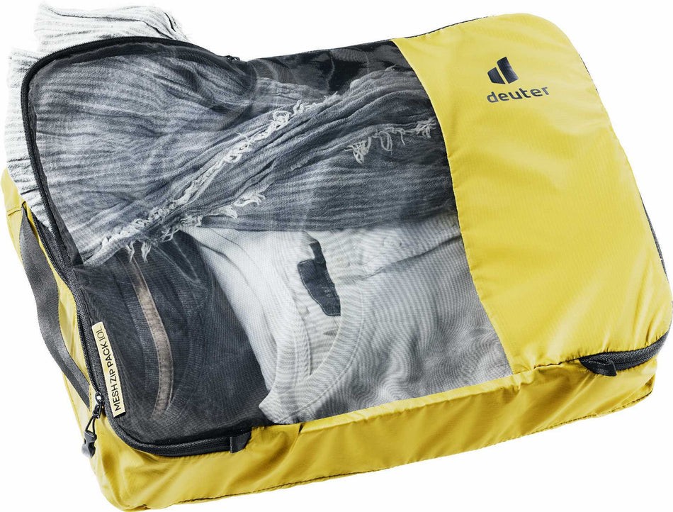 Deuter Mesh Zip Pack Packtasche turmeric-black 10 L