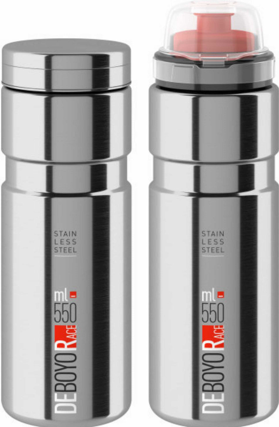 Elite Thermoflasche Deboyo Race silber 550 ml