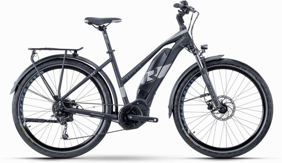 Raymon TourRay E 3.0 500 Wh E-Bike 27,5" Trapez black/grey matt