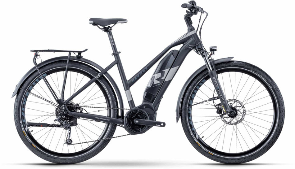 Raymon TourRay E 3.0 500 Wh E-Bike 27,5" Trapez black/grey matt