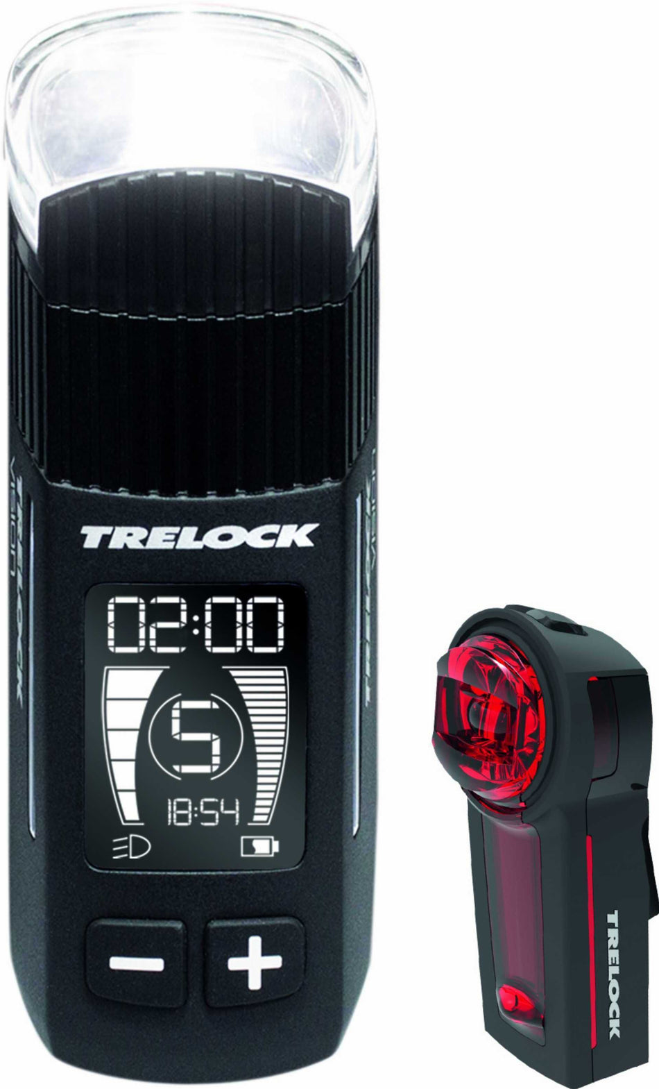 Trelock LS 760 Vision + LS 740 Vector Signal Set schwarz 100 Lux