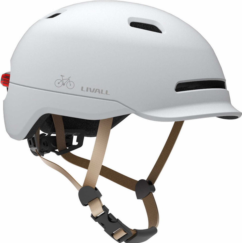 Livall C20 Smarter-Helm weiß