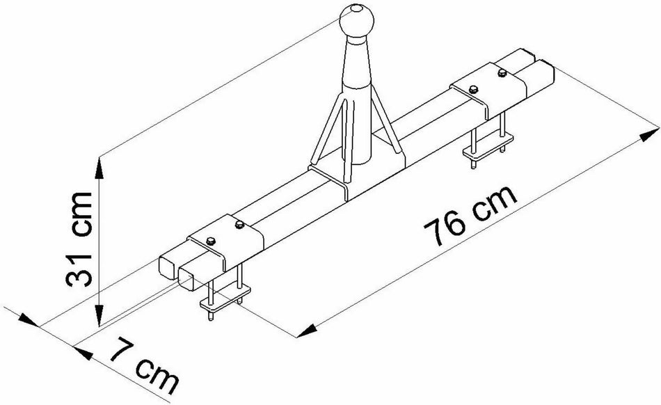 Uebler Deichseladapter für Kupplungsträger