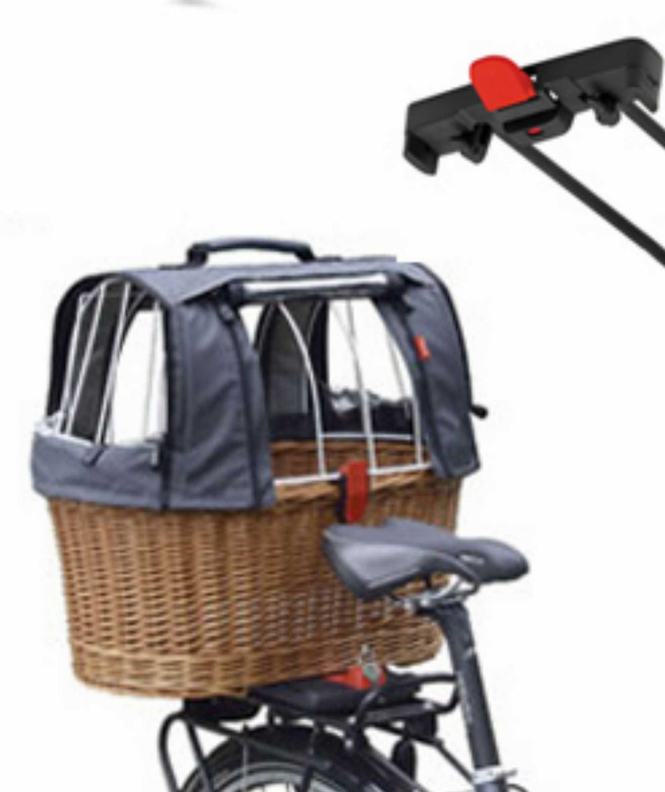 KLICKfix Doggy Basket Plus Gepäckträgerkorb für Racktime