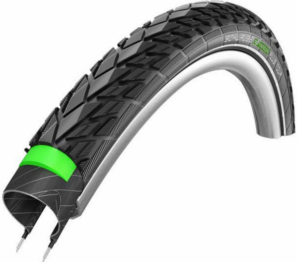 Schwalbe Energizer Plus Tour Addix E Performance Line, Tube, Drahtreifen 28" TwinSkin, GreenGuard black-reflex