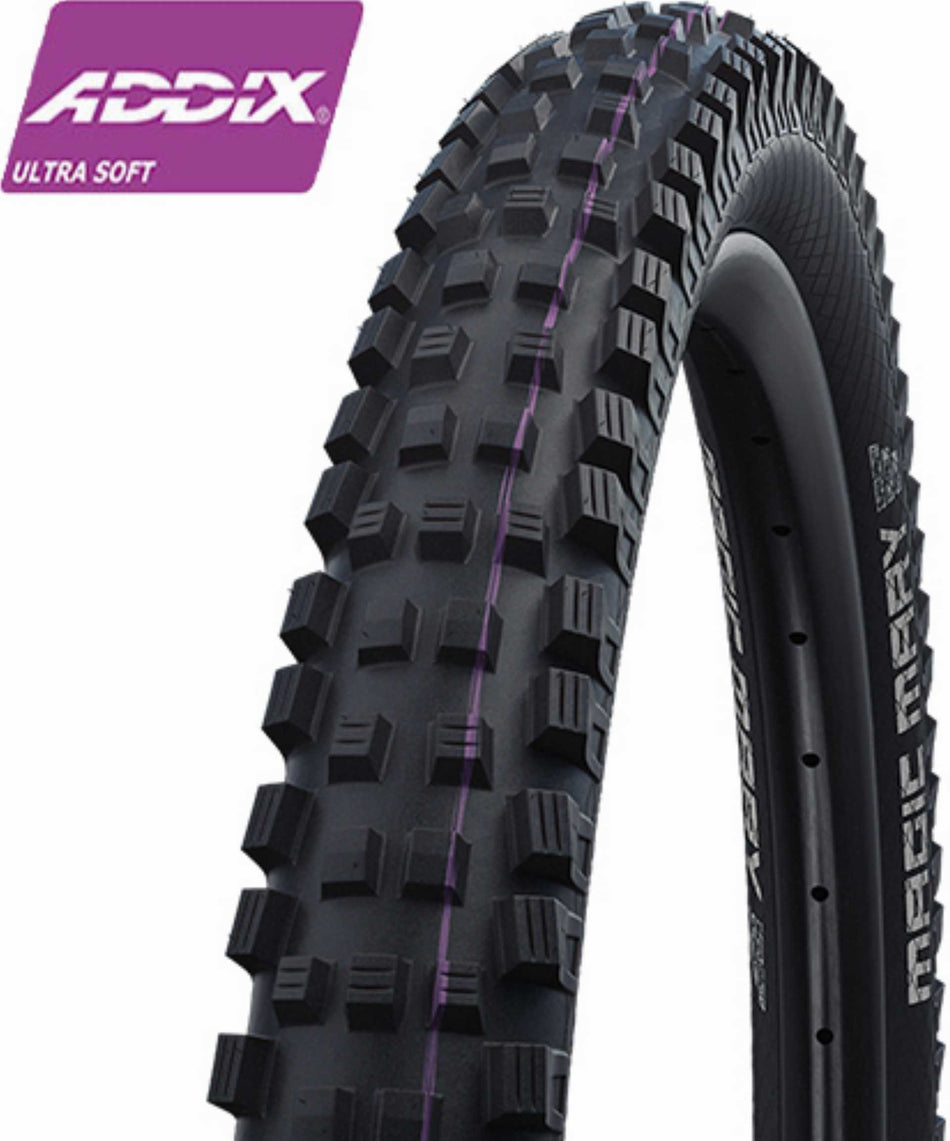 Schwalbe Magic Mary Addix Ultra Soft Evolution Line, TLE, Faltreifen 27,5" SnakeSkin, Super Downhill schwarz