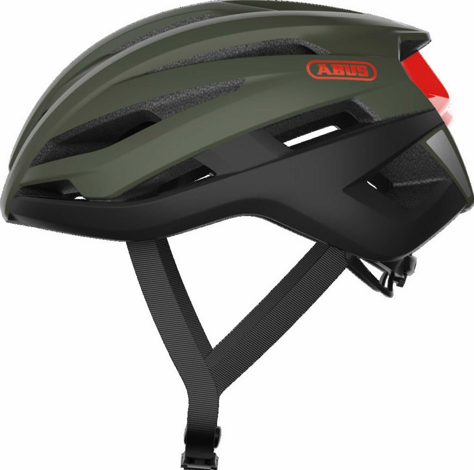 Abus StormChaser Rennrad-Helm olive green