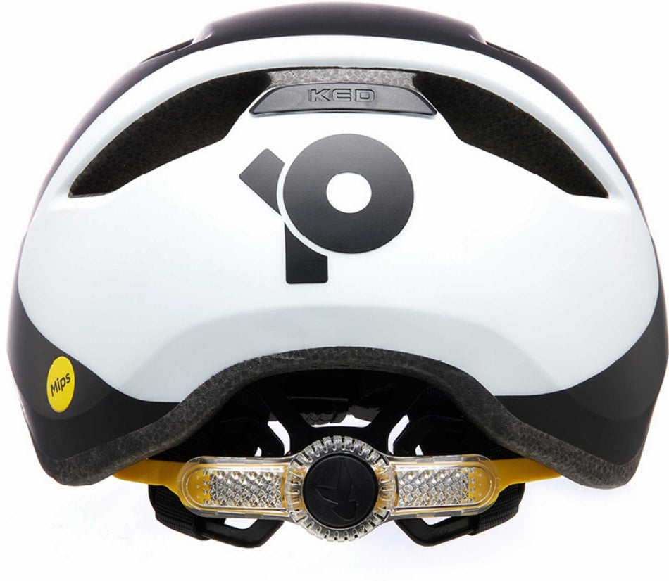 KED POP Kinder-Helm black white