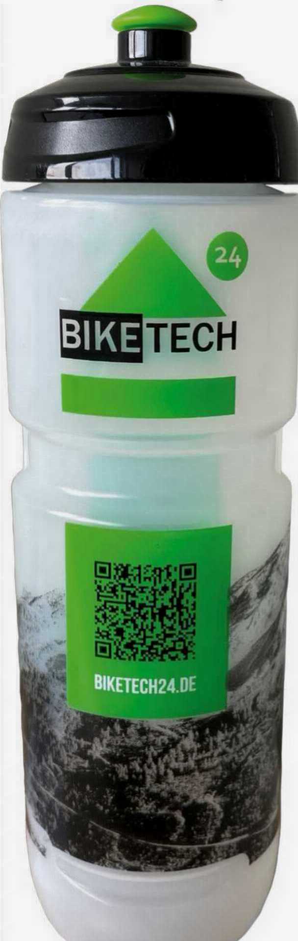 Biketech24 Trinkflasche transparent 800 ml