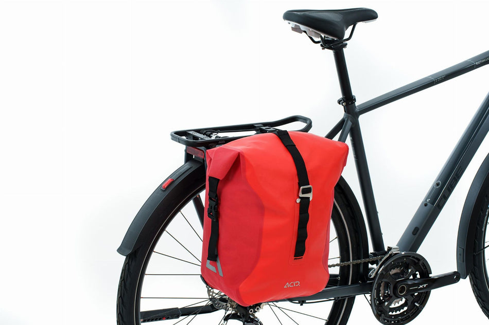 Acid Gepäckträgertasche Travlr Pro flame´n´black 15 L