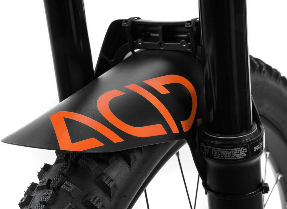 Acid Schutzblech Downhill black´n´orange 265 x 225 mm