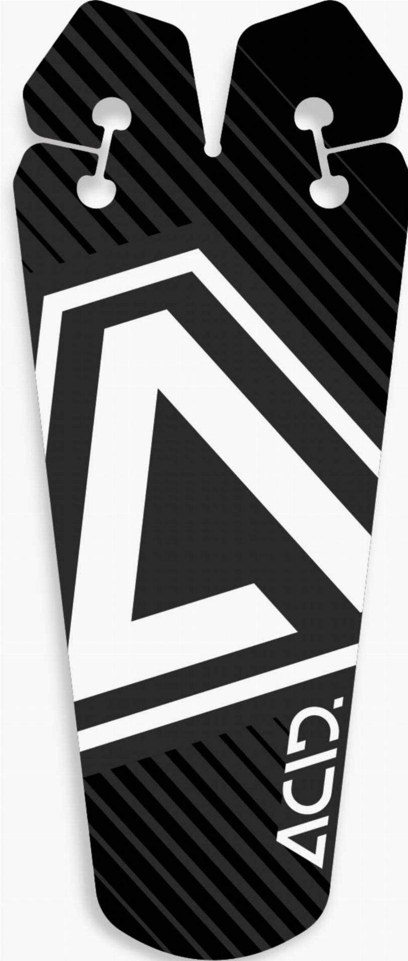 Acid Schutzblech Splash black´n´white 110 x 270 mm